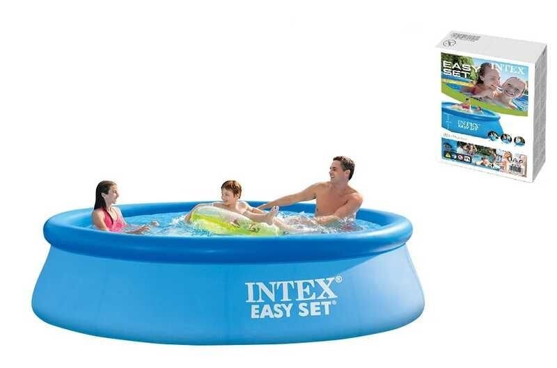 Фото2.Intex Басейн наливний розміром 244х76см, об'єм: 2420л, вага: 6,3 кг Intex (294129)