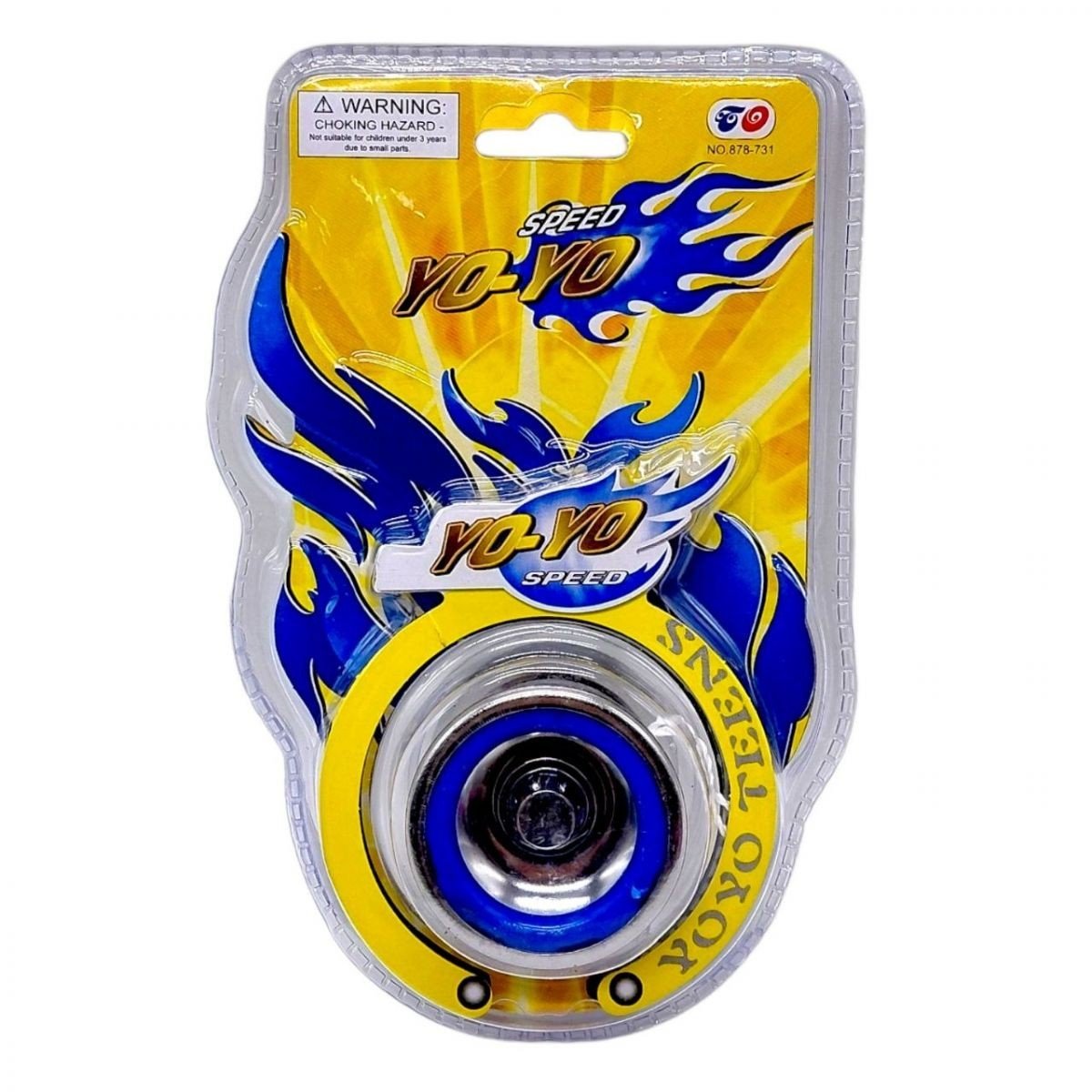 Фото1.Класична іграшка Йо-йо, слюда (СИНІЙ)