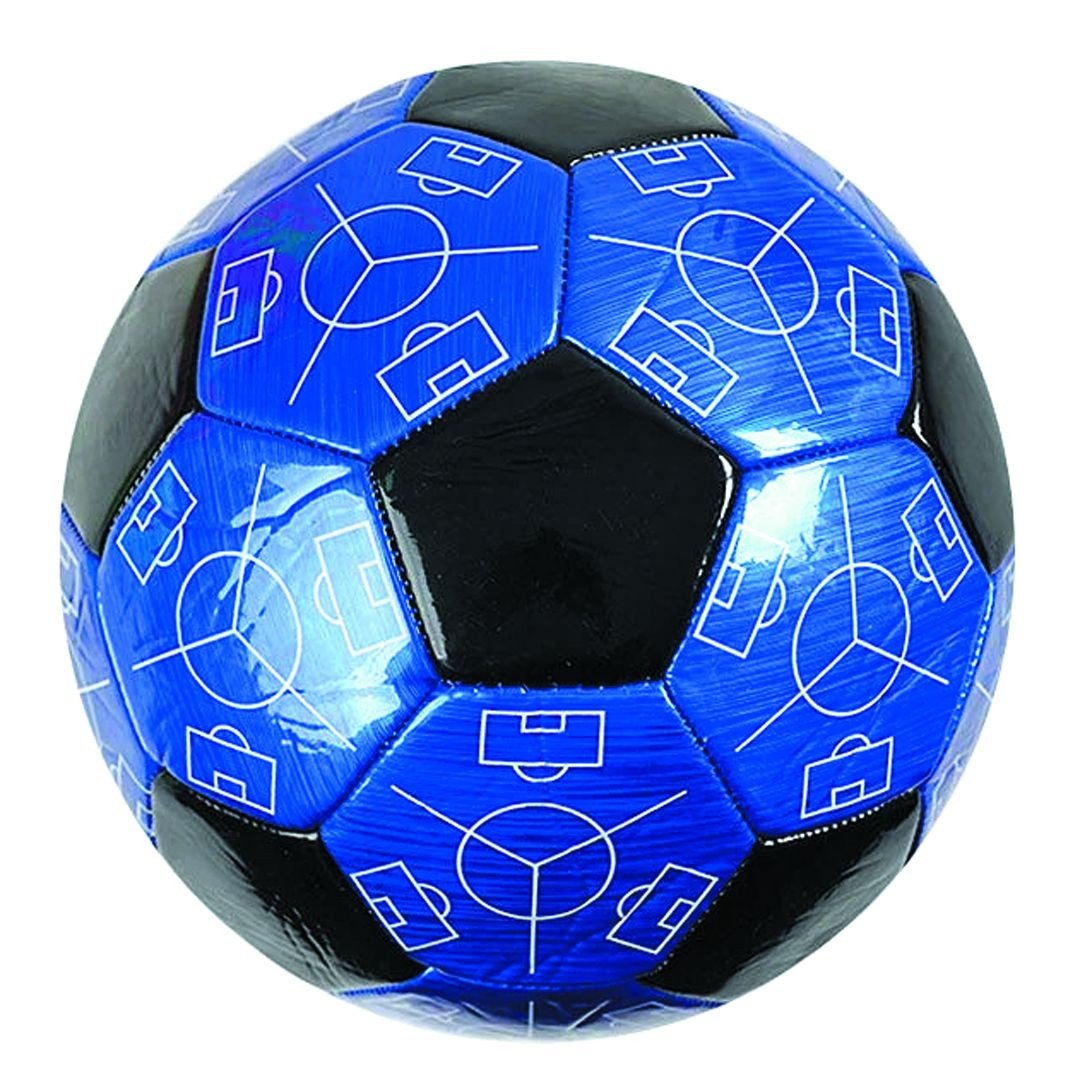 Фото1.Мʼяч футбольний розмір №5, матеріал м`яка EVA (СИНІЙ)