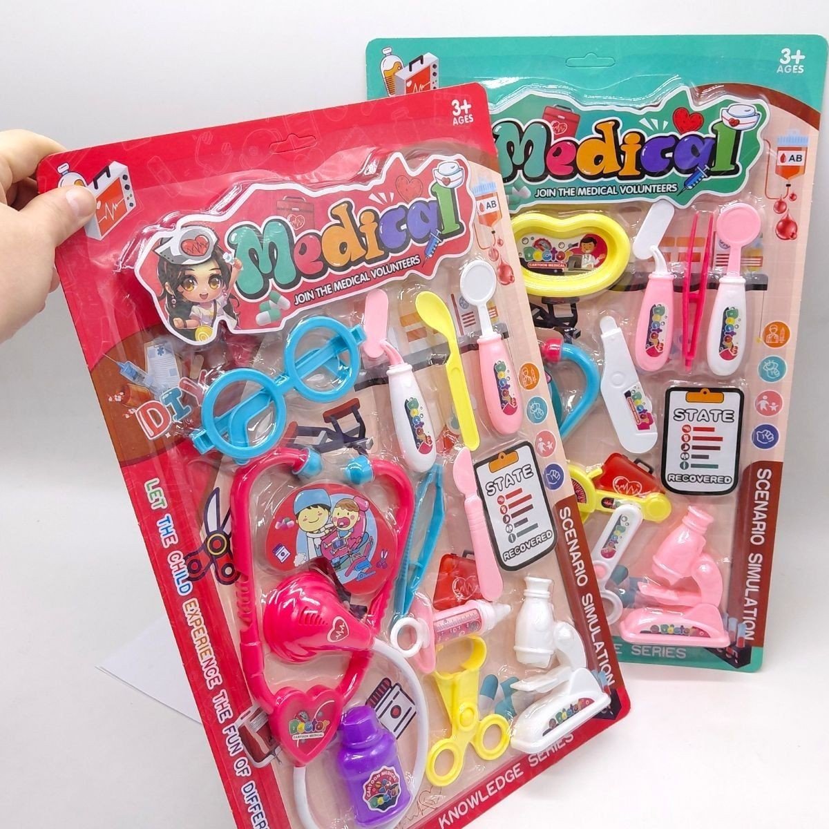 Фото3.Лікар набір на планшетці (БІРЮЗОВИЙ)