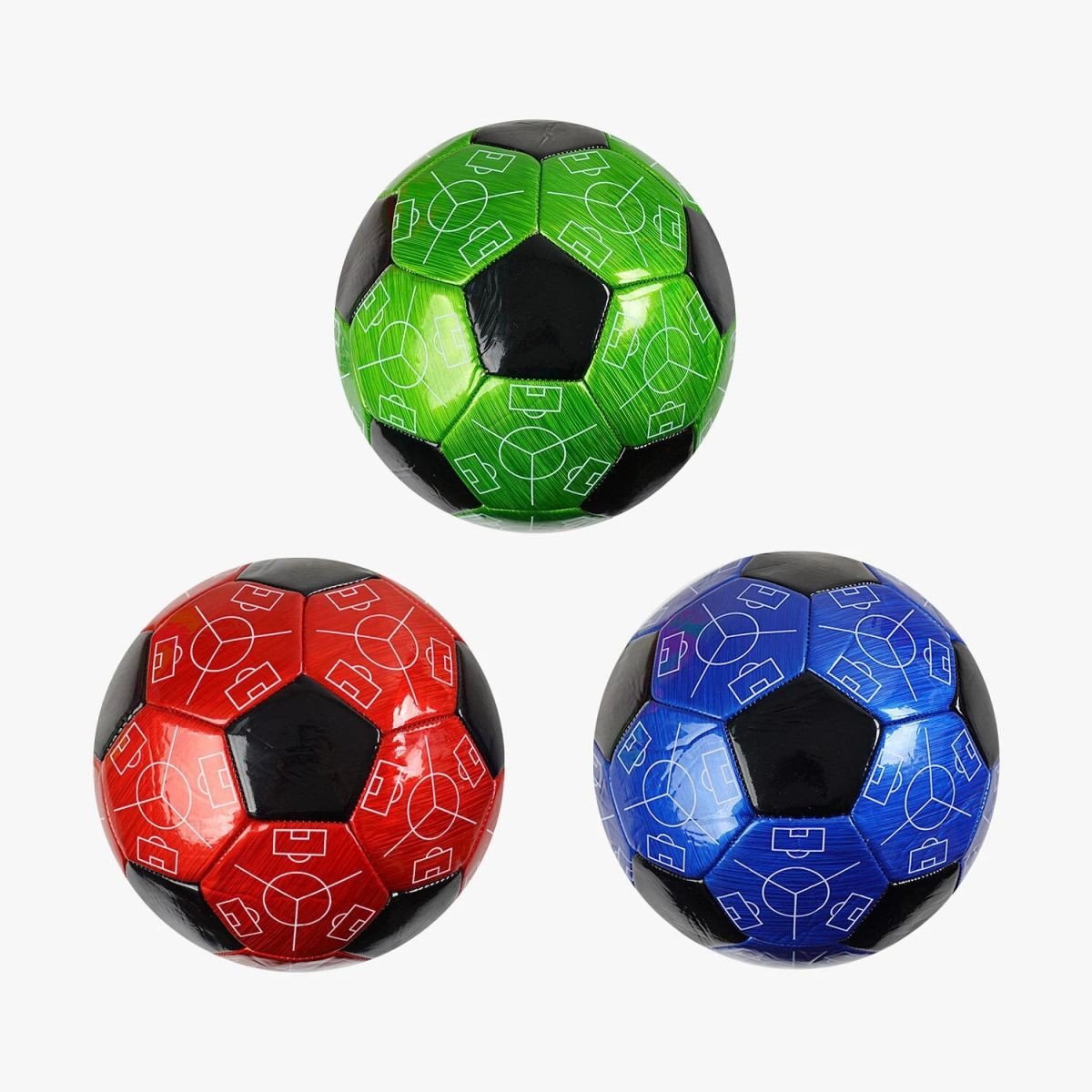 Фото2.Мʼяч футбольний розмір №5, матеріал м`яка EVA (СИНІЙ)