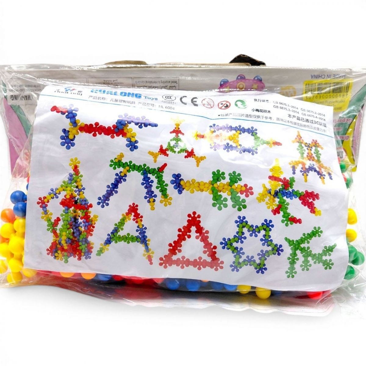 Фото3.Конструктор Puzzle blocks «Сніжинка» 3+ MIC (297319)