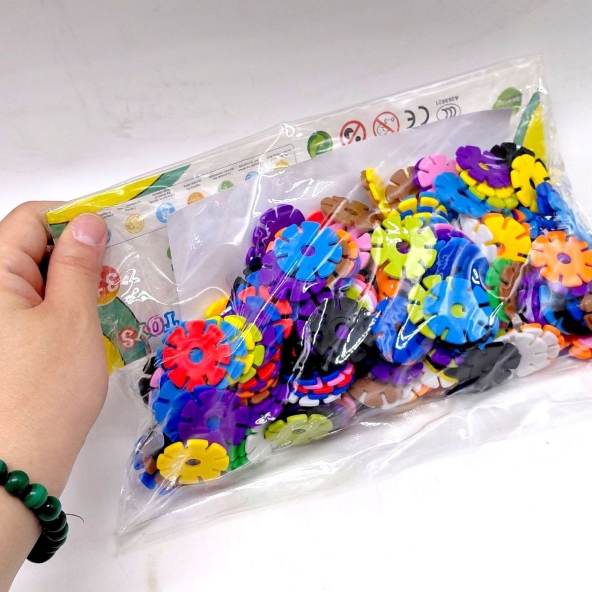 Фото3.Конструктор Puzzle blocks «Ромашка» 3+ MIC (297324)