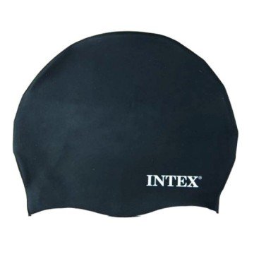 Фото1.Шапочка для плавання (від 8 років) чорна Intex (260247)