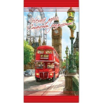 Фото1.Конверт вітальний (для грошей) 16.5х9х0,5 см