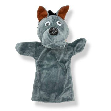 Фото1.Мʼяка іграшка (Рукавичка Вовк)