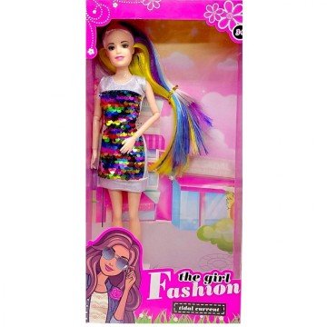 Фото1.Лялька в сукні з паєтками (РАЙДУЖНА)