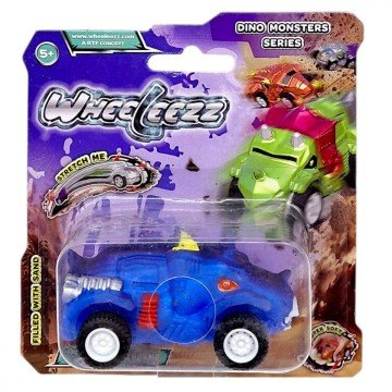 Фото1.Машинка-тягнучка серії Dino, Wheeleezz (СИНЯ)
