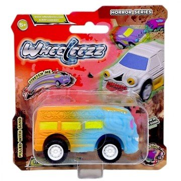 Фото1.Машинка-тягнучка серії Horror, Wheeleezz (БЛАКИТНА)