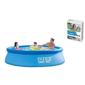 Фото1.Intex Басейн наливний розміром 244х76см, об'єм: 2420л, вага: 6,3 кг Intex (294129)