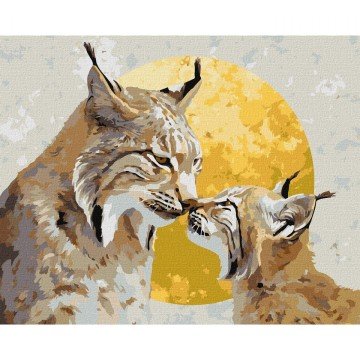 Фото1.Картина по номерах з фарбами металік 