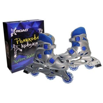 Фото1.Ролики X-ROAD розсувні сині, розмір S (31-34) PW120 р.44*36*11,5см