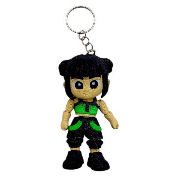 Фото1.3D Брелоки HERO K-POP ZOE Demon Hunters / ЗОЯ KEYCHAIN, Кейпоп-мисливиці на демонів, 3D друк OYTOY (