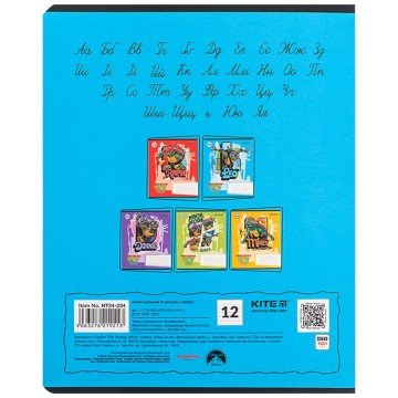 Фото9.Зошит 12 арк., лін., софт тач + УФ лак, NT