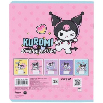 Фото10.Зошит 18 арк., лін., софт-тач + УФ лак, HK-2