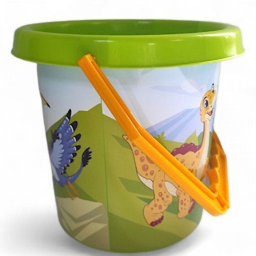 Фото1.Відро з принтом ТехноК (салатовое)