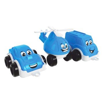 Фото1.Іграшка міні транспорт поліція, 3 елементи