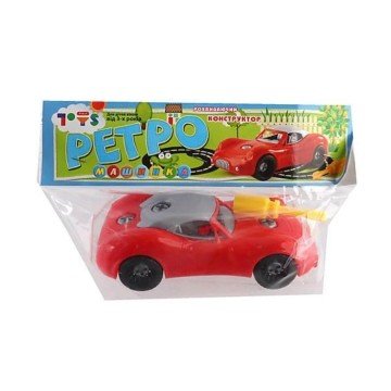 Фото2.Машинка-конструктор, пластикова Корвет