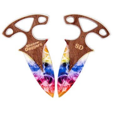 Фото1.Ножі тичкові CS GO (Marble Fade)