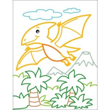 Фото2.Розмальовки з кольоровим контуром 