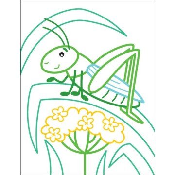 Фото2.Розмальовки з кольоровим контуром 