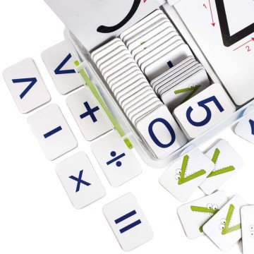 Фото2.Дидактичний набір для вивчення цифр та знаків (укр)