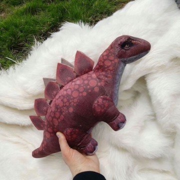 Фото2.М'яка іграшка Динозавр Стегозавр 40 см
