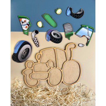 Фото1.Контурний пазл 