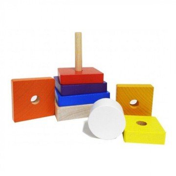 Фото1.Пірамідка дерев'яна