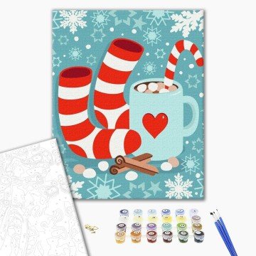 Фото1.Картина за номерами 