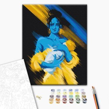 Фото1.Картина за номерами 