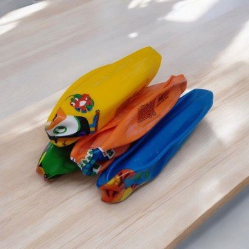 Фото2.Іграшка мʼяч гумовий, 22 см, мікс видів, 1 штука