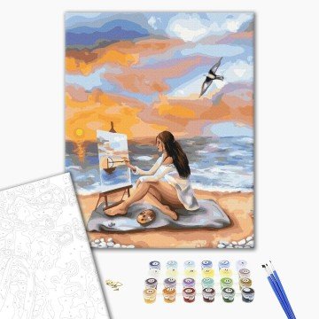 Фото1.Картина за номерами 