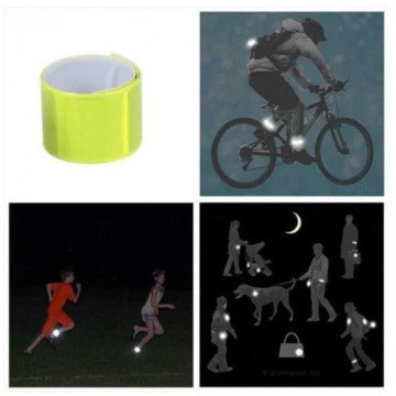 Фото2.Браслет 30см синій світловідбиваючий