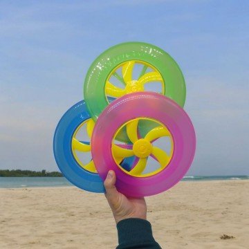 Фото1.Фризбі з пропелером, 23 см (блакитний)