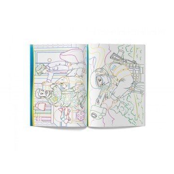 Фото1.Розмальовка з кольоровим контуром 