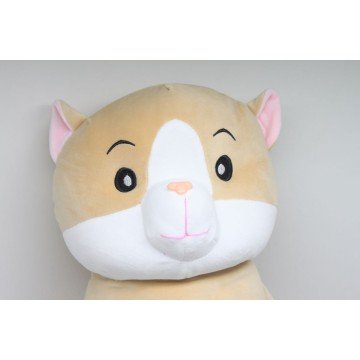 Фото2.Обіймашка Котик (75 см) бежевий