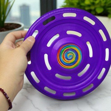 Фото1.Тарілка літаюча Сьог фіолетовий