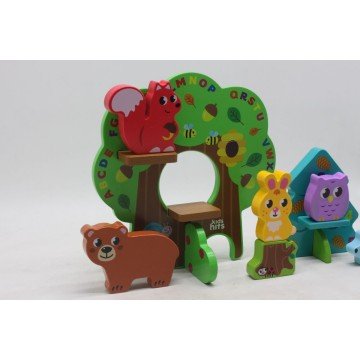 Фото1.Деревʼяний набір блоків 