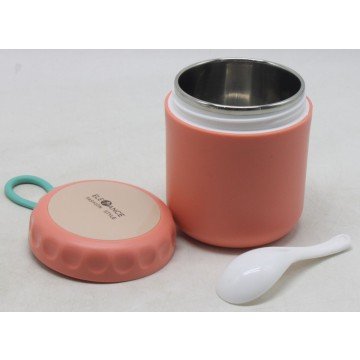 Фото1.Термос харчовий з ложечкою, 430 мл (периковий)