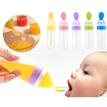 Фото1.Ложечка-контейнер, 90 мл, рожевий