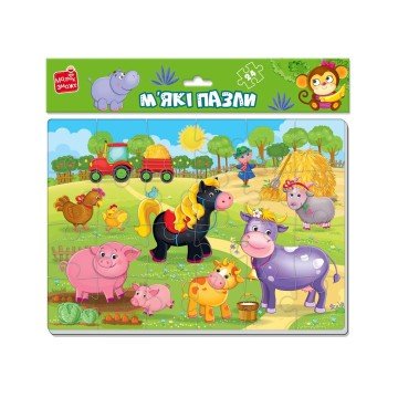 Фото1.Мʼякі пазли А4 