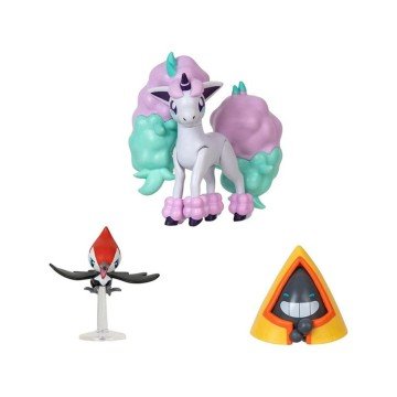 Фото1.Набір ігрових фігурок Pokemon - Снорант, Пікіпек, Поніта аніме