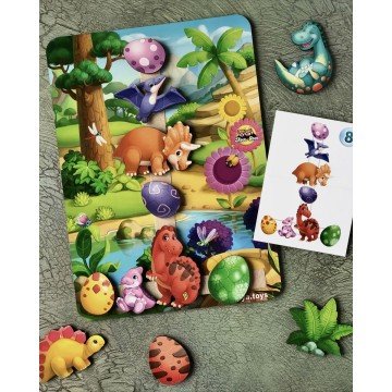 Фото1.Деревʼяна гра на липучках 