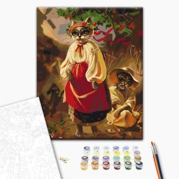 Фото1.Картина за номерами 