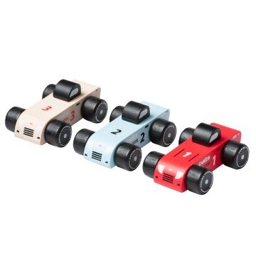 Фото1.Набір деревʼяних машинок 