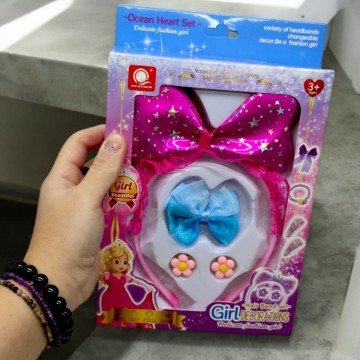 Фото2.Набір прикрас (обруч, прикраси для волосся), мікс, 1 набір