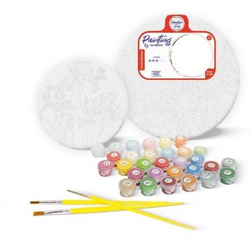 Фото1.Картина за номерами (кругла) 