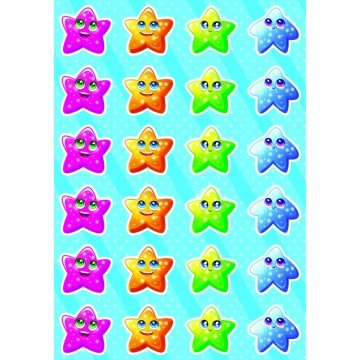 Фото1.Наклейки для оцінок А6 (мікс видів)