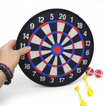 Фото2.Дартс на липучках, 2 мʼячики, 2 дротики, 28 см